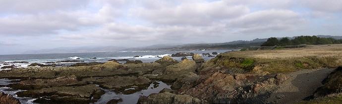 Part of the Fort Bragg coastline